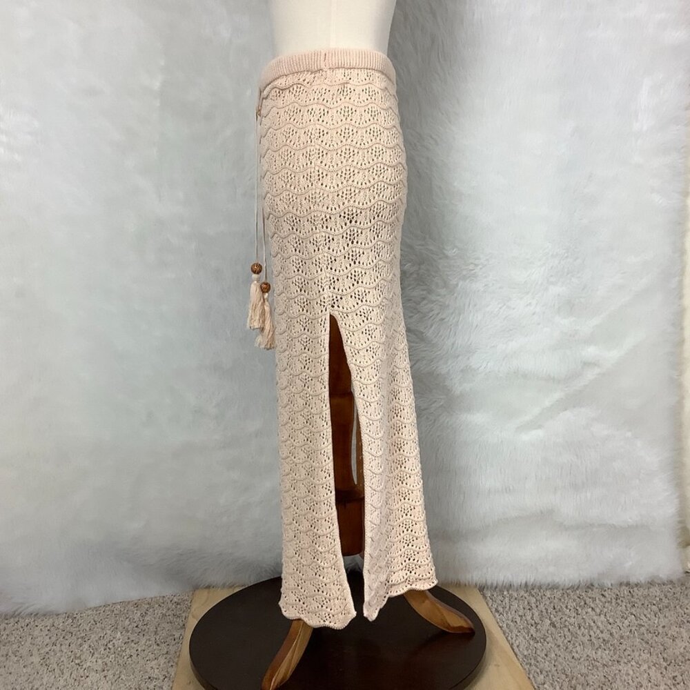 Spell & The Gypsy Spell Road to Paradise Knit Skirt Wheat M - Picture 2 of 6